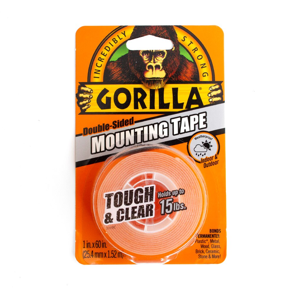 Clear, Gorilla, Mounting Tape, 10#